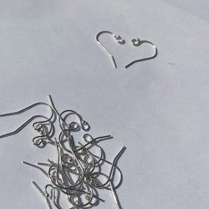 Sterling Silver Earring Hooks [ 5 PAIRS]